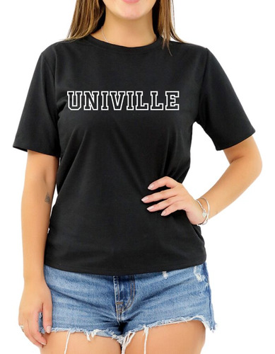 Camiseta Faculdade Univille Universidade Joinville Feminina