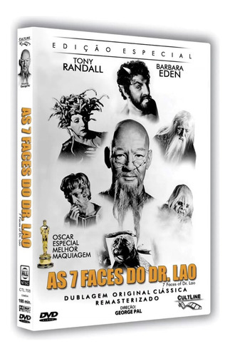 As 7 Faces Do Dr. Lao - Dvd - Tony Randall - Barbara Eden