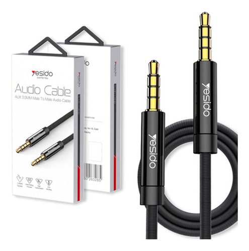 Cable Auxiliar De 2m Para Audio 3.5mm Yesido Yau15