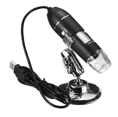Microscopio Usb Digital 1600x 8 Led Electronico Capilografo