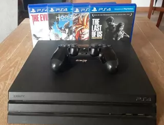 Playstation 4 Pro + 21 Juegos + 1 Joystick -usada-