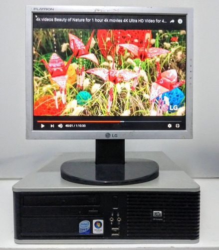 Imagem 3 de 4 de Computador Lenovo Core 2 Duo+ Monitor 15+ Teclado E Mouse