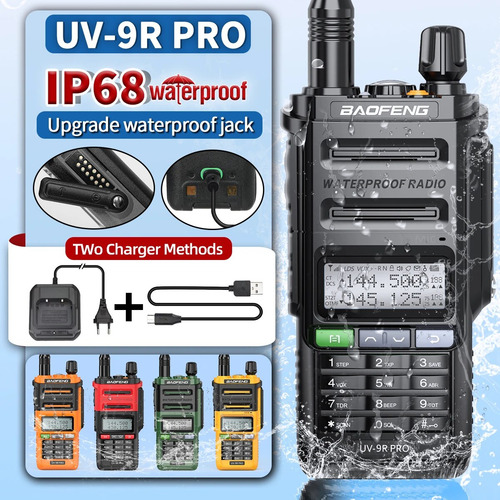 Baofeng Uv 9r Pro V1 Ip68 Waterproof Walkie Talkie High