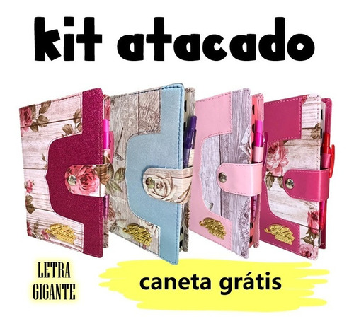 Kit Atacado C/ 20 Bíblias Letra Gigante Com Harpa Luxo