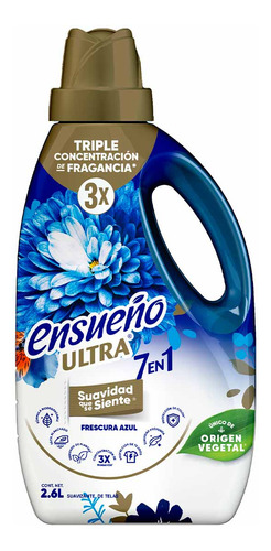 Suavizante Ensueño Ultra Frescura Azul 2.6L