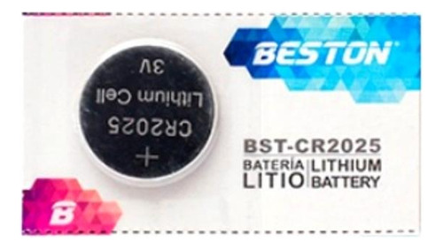 Bateria Cr2025 Beston 3v Pila De Litio Tipo Moneda Boton