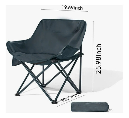 Silla Sillón Plegable De Camping Playa Varios Colores Cod598 Blanco