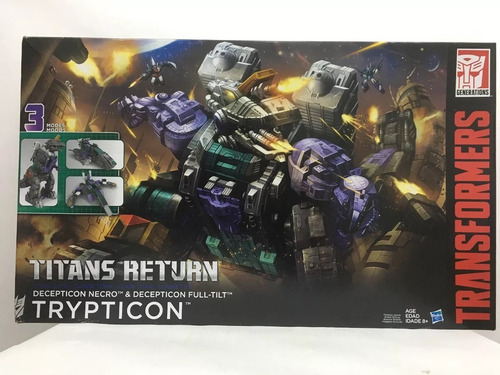 Transformers Trypticon Titans Return 3 Modos Hasbro Msi