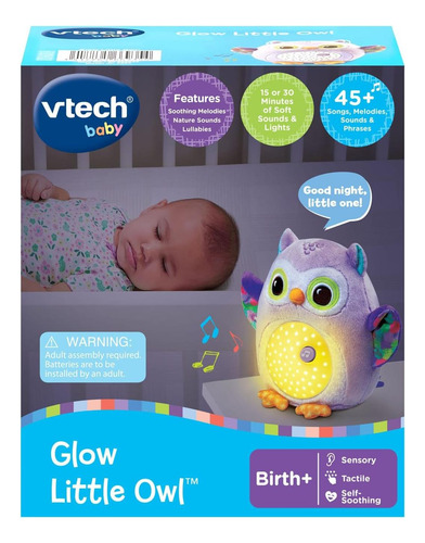 Vtech Baby Glow Little Owl Sleep Sleep Con Sensor De Grito,