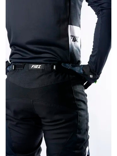 Imagen 4 de 8 de Equipo Conjunto Cross Fire Graffiti Mx Negro Enduro