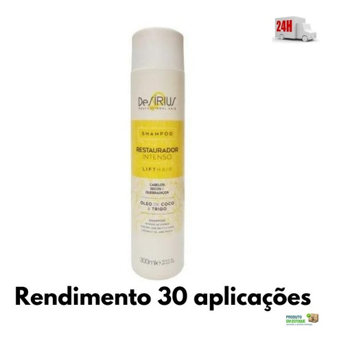 Shampoo Restaurador 300ml De Sírius Envio Imediato