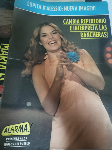 Póster Lupita D'alessio Nueva Imagen De La Revista Alarma