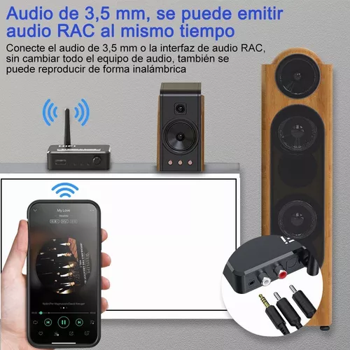 Comprar Adaptador auxiliar Bluetooth inalámbrico para coche, receptor de  música y Audio estéreo HIFI, interfaz 2RCA o USB a conector de 3,5mm, línea  de Audio para altavoz de coche