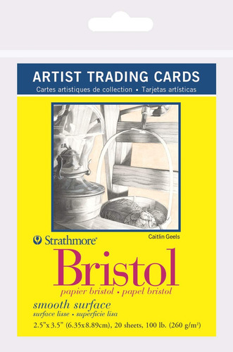 Tarjetas De Intercambio Bristol Superficie Lisa 20 Hojas