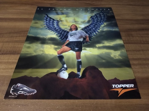 (pg655) Claudio Caniggia * Publicidad Topper