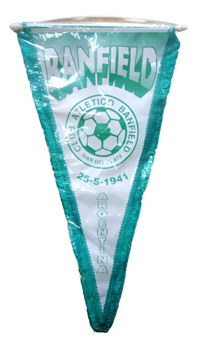 Banderín Antiguo Banfield De Mar Del Plata Mdq Retro