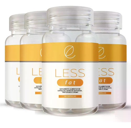 Bloqueador De Gordura Less Fat - 240 Cáp. 60 Dias Eleve Life