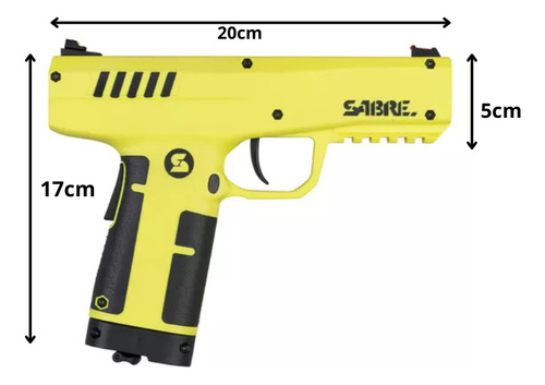Pistola Disuasiva Traumatica Sabre Defensa Pers/hogar Co2