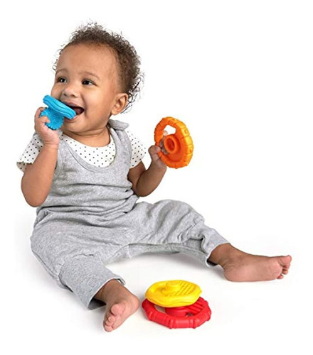 Baby Einstein Stack Y Teethe Juego De Mordedor De 5 Piezas C