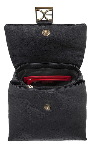 Bolsa Backpack Cloe Tamoli Ii Mediano Color Negro