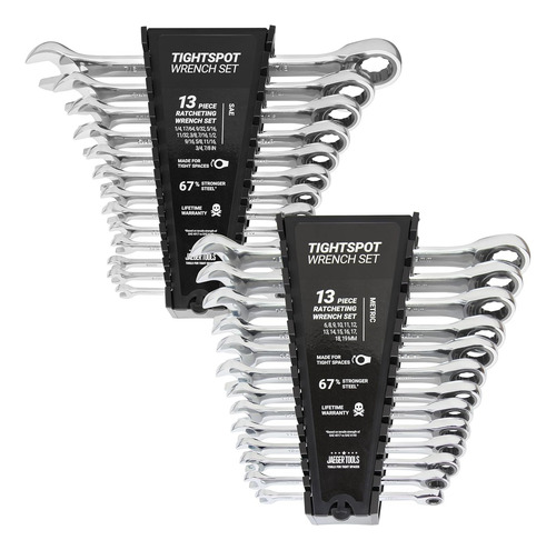 Jaeger 26pc Tightspot Ratcheting Wrench Master Set, Ratch...