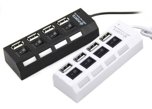 Hub Usb 4 Portas Extensão Led 2.0 Notebook Pc Gamer Barato