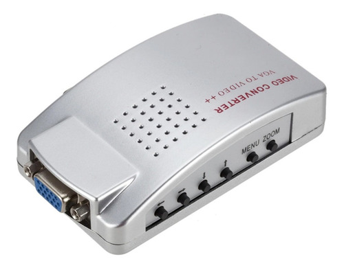 Imagen 2 de 4 de Conversor Adaptador Vga A Av Rca / Vga A Super Video