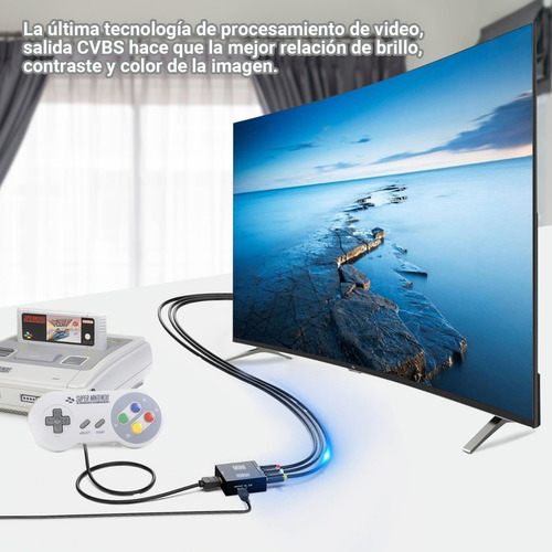 Imagen 9 de 9 de Cable Adaptador Convertidor Hdmi A Rca