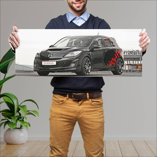 Cuadro 30x80cm Auto 2012 Mazda3 Mps By Mr Car De 31