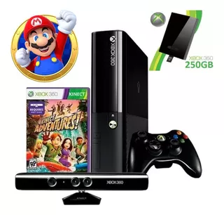 Xbox 360 Slim Ou Supe Slim C/ Hd , Kinect, Controle Sem Fio, Video Game, Console, Miccrosoft