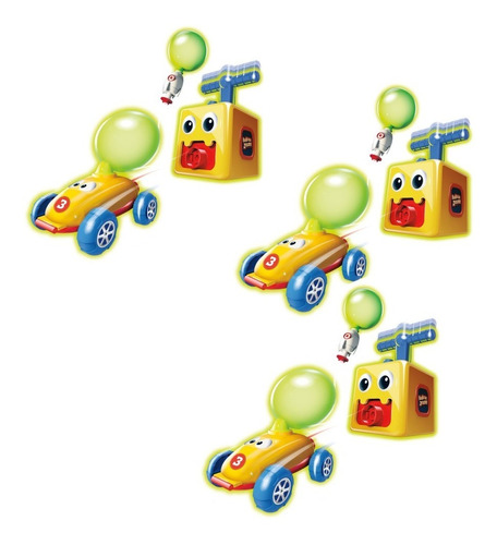 Oferta X 3 Balloon Zoom Juguetes Impulsados Por Globos