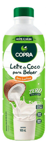 Leite De Coco Para Beber Vegano Sem Glúten 900ml Copra