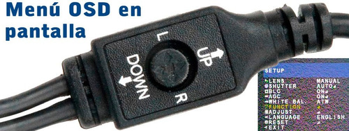 Camara Ccd Sony 960h - 700tvl - Osd - Antivandálica - Cvbs