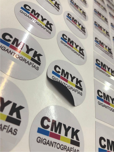Imagen 2 de 2 de Autoadhesivos Stikers Calcomanías Pegotines Personalizados