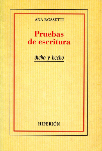 Pruebas De Escritura