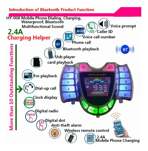 M Sistema De Sonido Y Audio Compatible Con Bluetooth Para