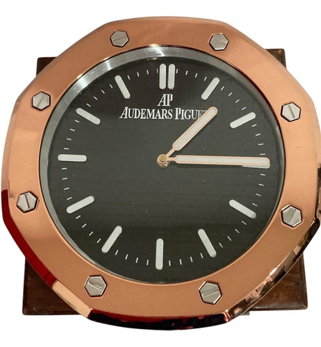 Reloj De Pared Analogico Moderno Cuarzo Chocolate Negro