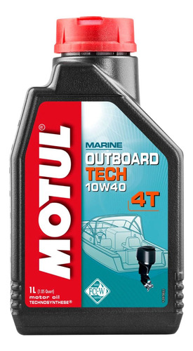 Aceite Náutico Motul Fuera De Borda Tech 4t 10w40 1 L Avant