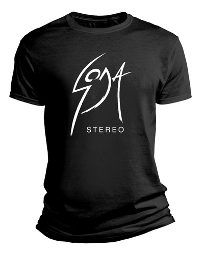 Playera Básica De Algodón Soda Stereo Banda Hombre/mujer 