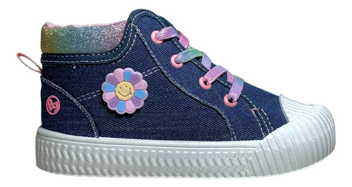 Tenis Para Niña Mezclilla Multicolor Bubble Gummers 12-17