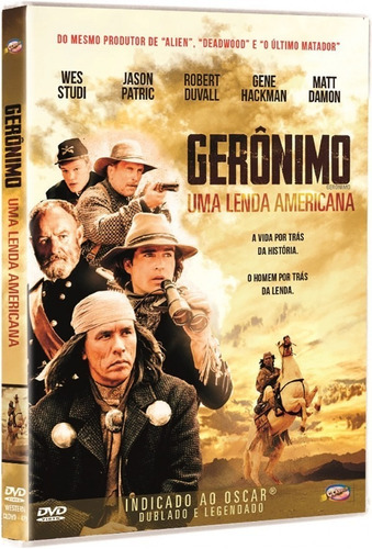 Geronimo - Uma Lenda Americana - Dvd - Jason Patric - Matt Damon
