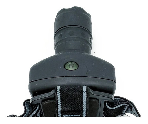 Linterna Minera Led Para Cabeza Zoom Pilas Correa 160 Lumens Color De La Linterna Negro Color De La Luz Blanco