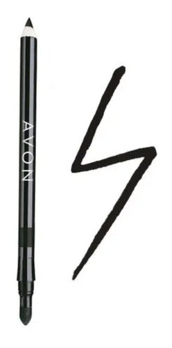 Imagem 1 de 1 de Lápis Para Esfumar Olhos True Preto Intenso 1,08g - Avon