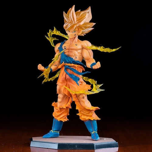 Imagen 6 de 6 de Figura Goku Super Saiyan - Dragon Ball Z 16cm