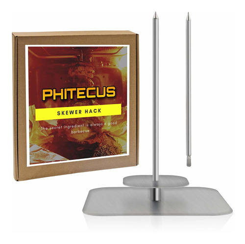 Juego De Pinchos De Acero Inoxidable Phitecus Con Otras Base