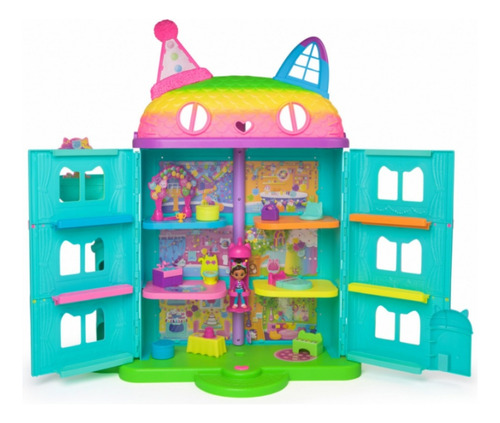 Gabbys Dollhouse Celebration Cat-errific Casa De Muñecas