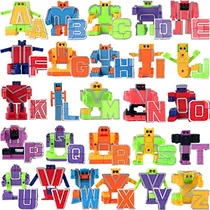 Comprar 26 Piezas Alfabeto Juguetes Robot Para Niños Wg1g2