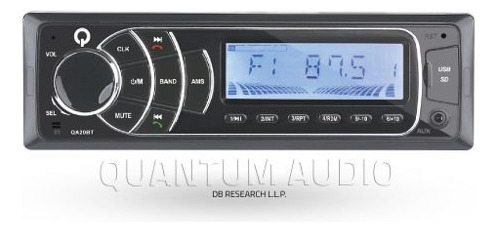 Radio para auto Quantum Audio QA20BT con USB, bluetooth y lector de tarjeta SD