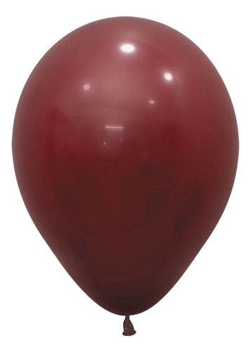 Globos Látex Sempertex #12 50 Piezas Fashion Elige Color Color Merlot