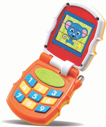 Celular Infantil P/ Bebês Baby Phone C/ Luz Som - Zoop Toys 